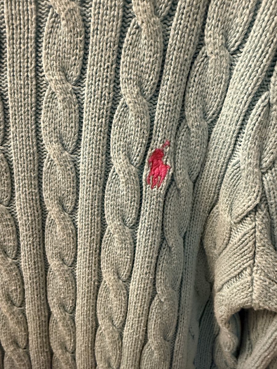 Polo Ralph Lauren Maglioni & Felpe: Polo Ralph Lauren Zopfmuster Pullover hellblau – Usato da Zug venduto da katarinajj 1