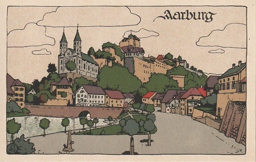 Cartoline postali: Aarburg, Aarequai, Kirche, Festung – Nuovo (secondo la descrizione) da Aarburg venduto da Aare10