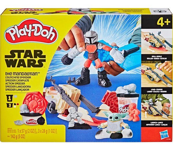 Play-Doh Giocattoli: Play-Doh Star Wars Mandalorian Action Speeder – Nuovo e nell'imballaggio originale da Oensingen venduto da Liquidations-Shop