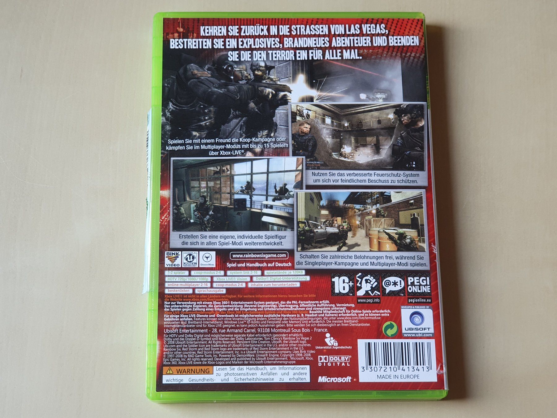 Microsoft Spiele: Rainbow Six Vegas 2 – Gebraucht aus Stansstad von collectorsshop 1