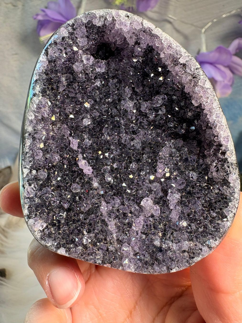 Mineralien & Heilsteine: Amethyst Geode – Neu (gemäss Beschreibung) aus Neuheim von m.hald