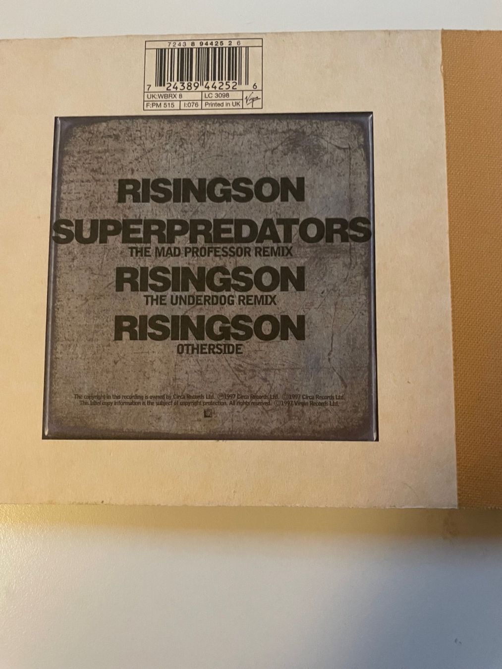CDs: Massive Attack - Risingson – D'occasion à bern par Mrmaynard 1