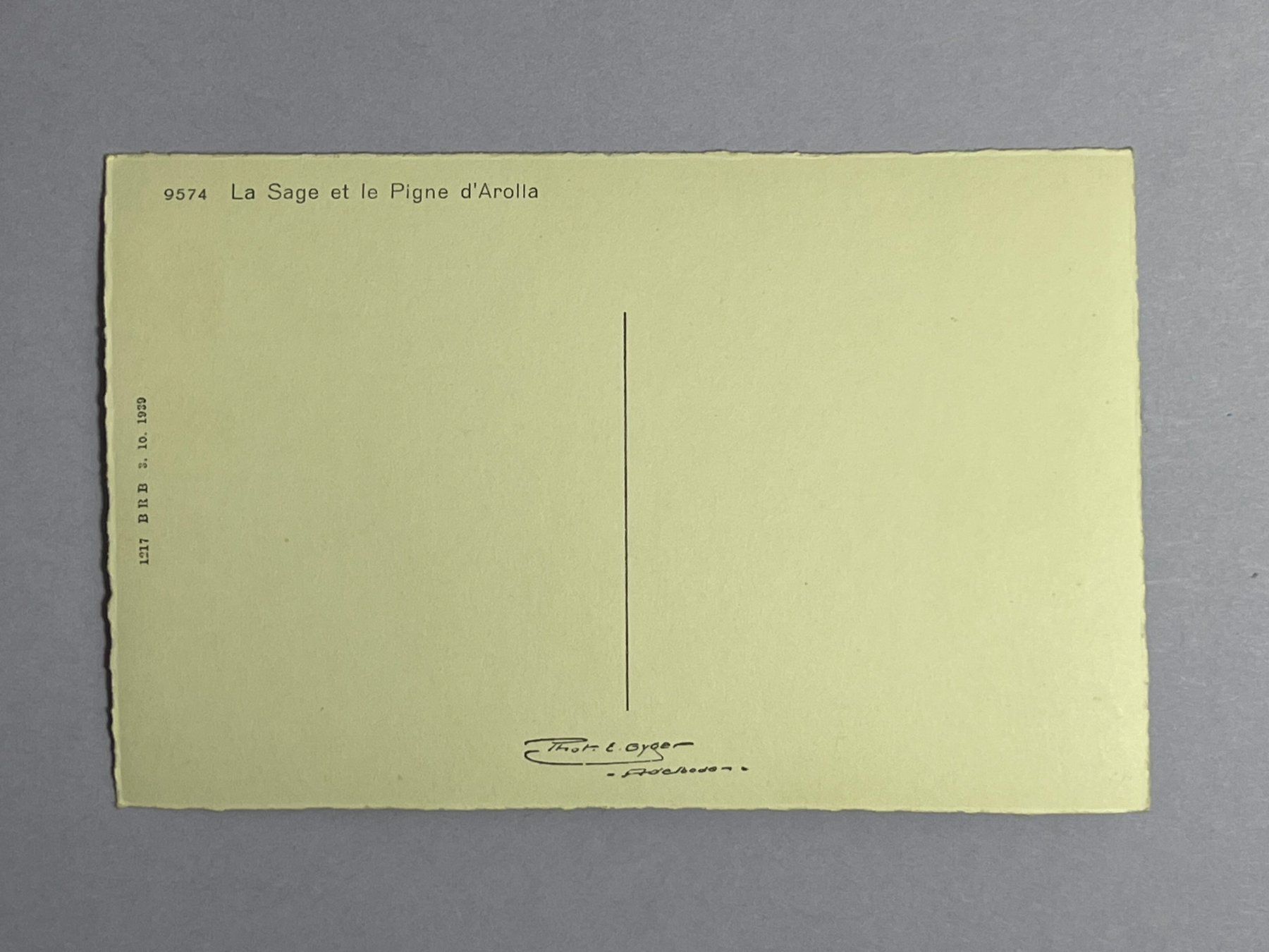 Cartoline postali: La Sage et le Pigne d'Arolla – Usato da Steg VS venduto da danwer74 1