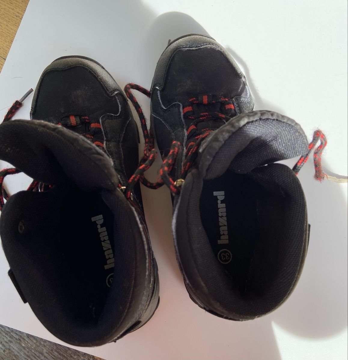 Scarpe per ragazzi: Hazard Softshell Wanderschuhe Schuhe schwarz rot Grösse 33 – Usato da Fislisbach venduto da KolibriSecondhand 8
