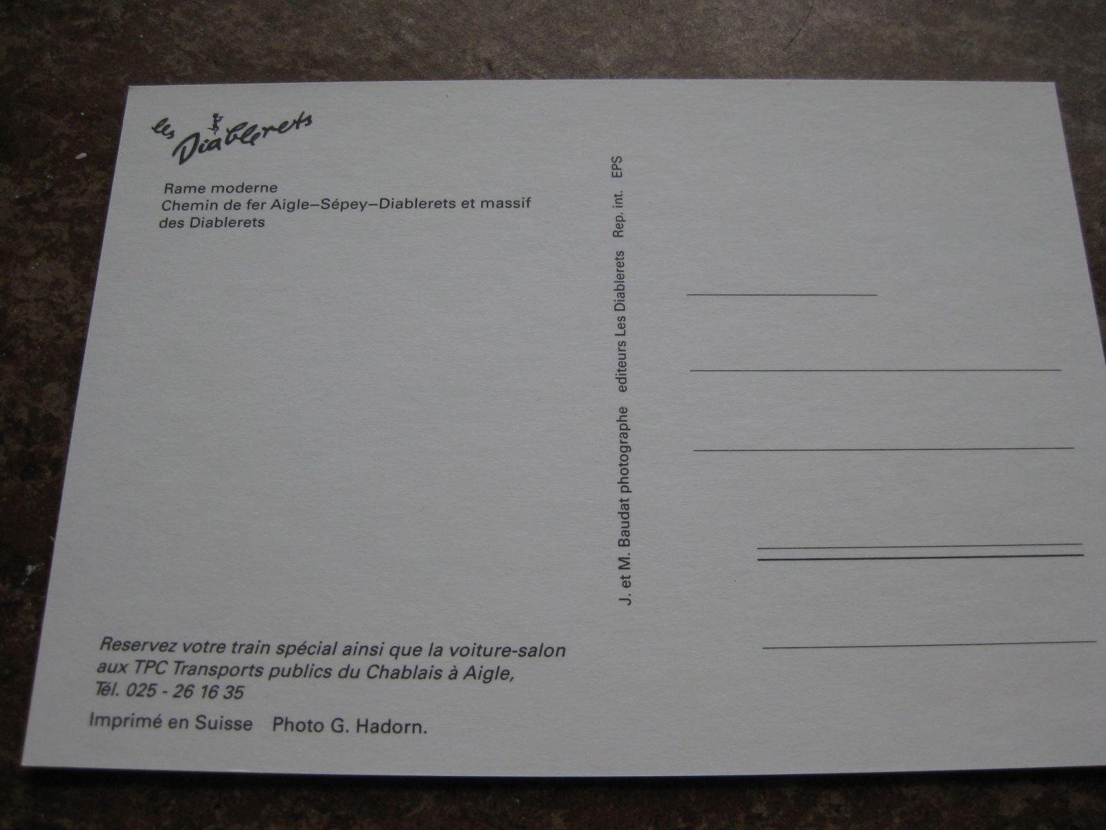 Cartoline postali: AK Les Diablerets mit Zug – Nuovo (secondo la descrizione) da Malters venduto da Marosko 1