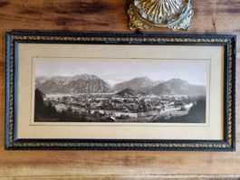 Antike Photoglob Panorama Interlaken – Fruchtermann