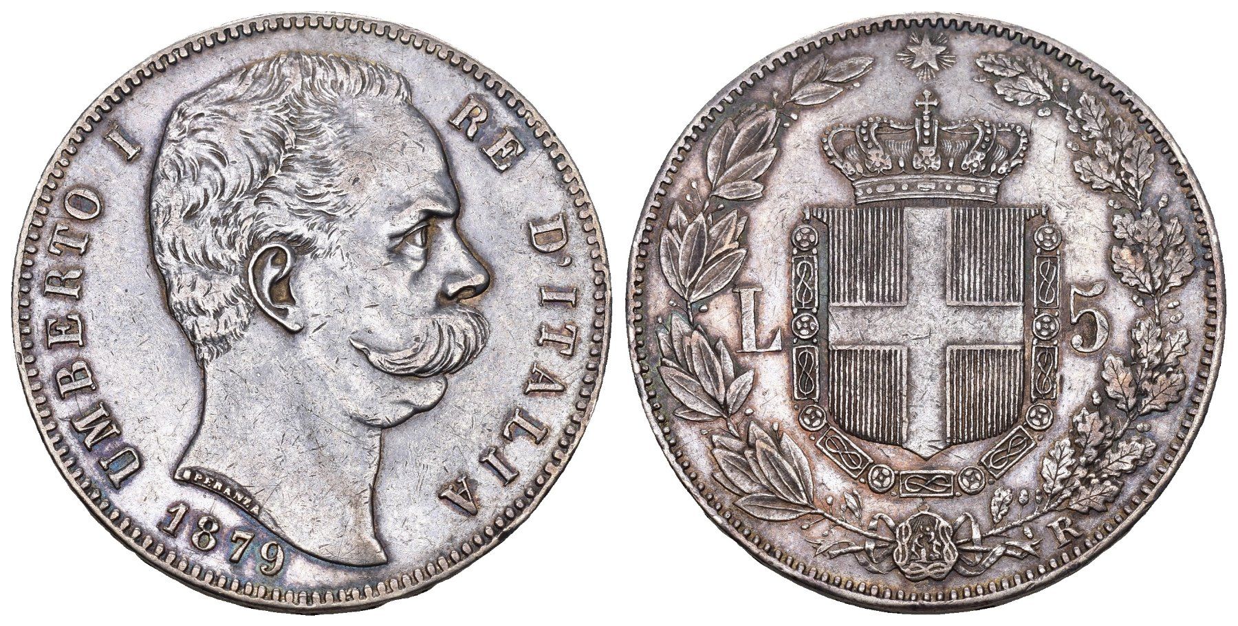 Tutti le monete: Italien 1879 – Usato da Bern venduto da numismatictops