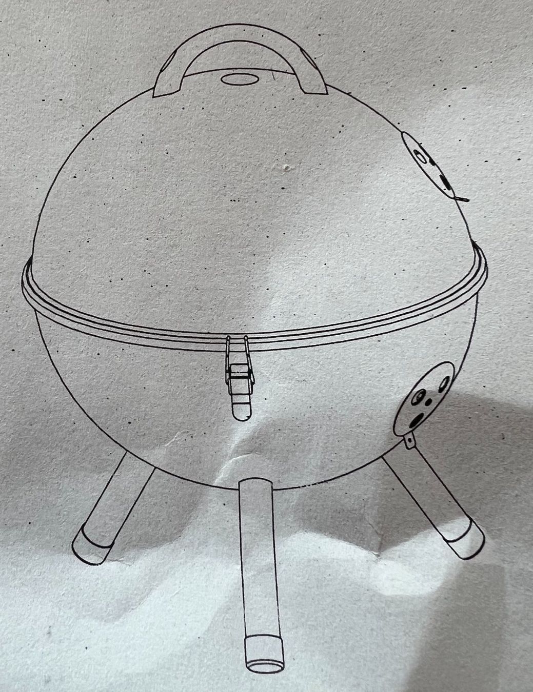 Griglie: Kugelgrill - Constellation - 29 cm - tragbar - NEU – Nuovo e nell'imballaggio originale da Müllheim Dorf venduto da Sleepnot 1
