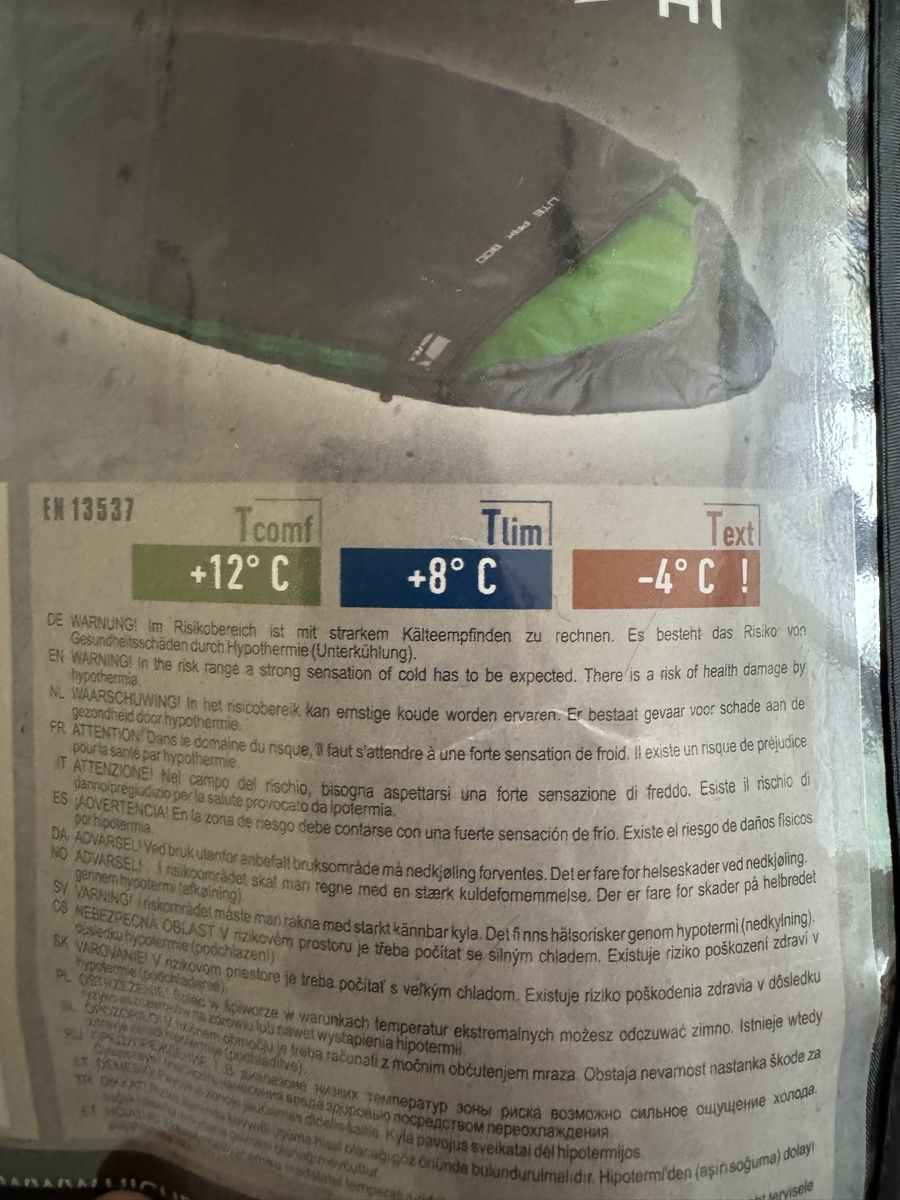 Sacchi a pelo: High Peak Lite Pak 800 - Mumienschlafsack **NEU** – Nuovo e nell'imballaggio originale da Allschwil venduto da KShing 6