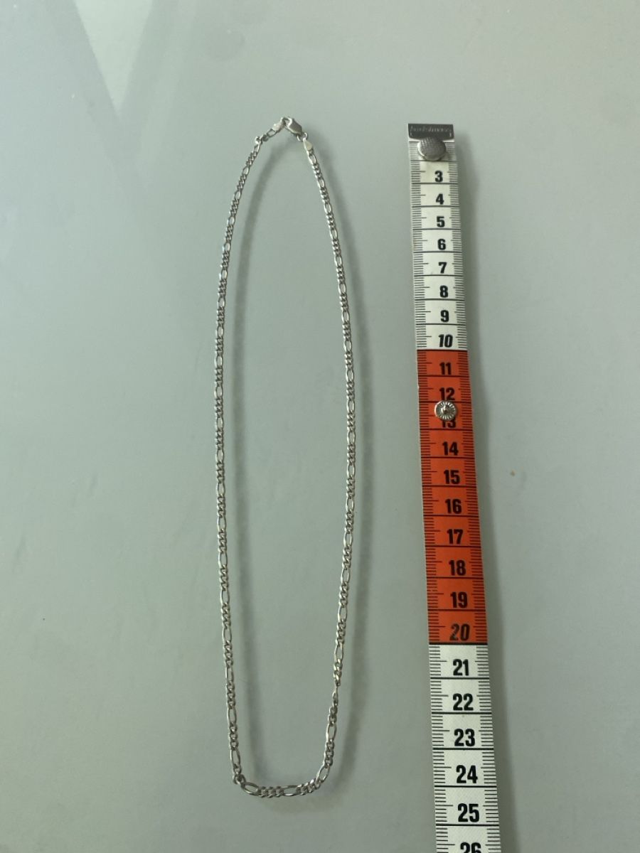 Catenine: Chaîne Figaro en argent sterling, élégante et fine – Nuovo (secondo la descrizione) da Geneve venduto da pat_p76n 4