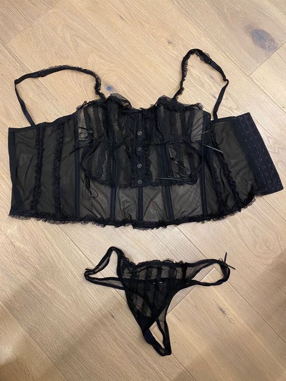 String Chantal Thomass Sensationnelle Taille 38 Noir - Neuf Sans étiquette