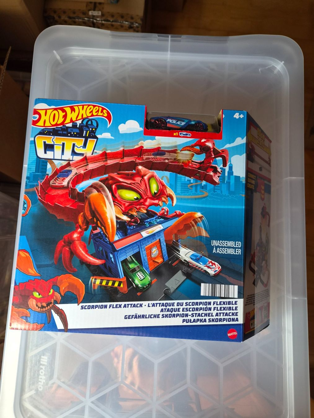 Figuren: Hot Wheels City Scorpion Flex Attack Spielset – Neu und originalverpackt aus Sisseln AG von schenk-figuren