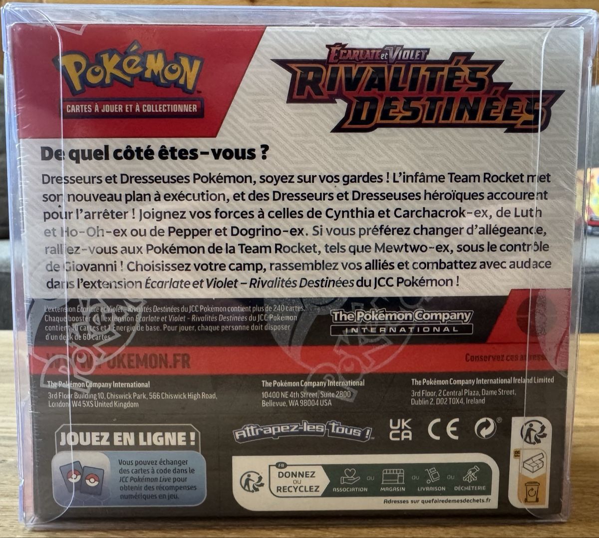 Pokémon Carte collezionabili: Display Pokemon Rivalités Destinées  – Nuovo e nell'imballaggio originale da Sierre venduto da J__ 1