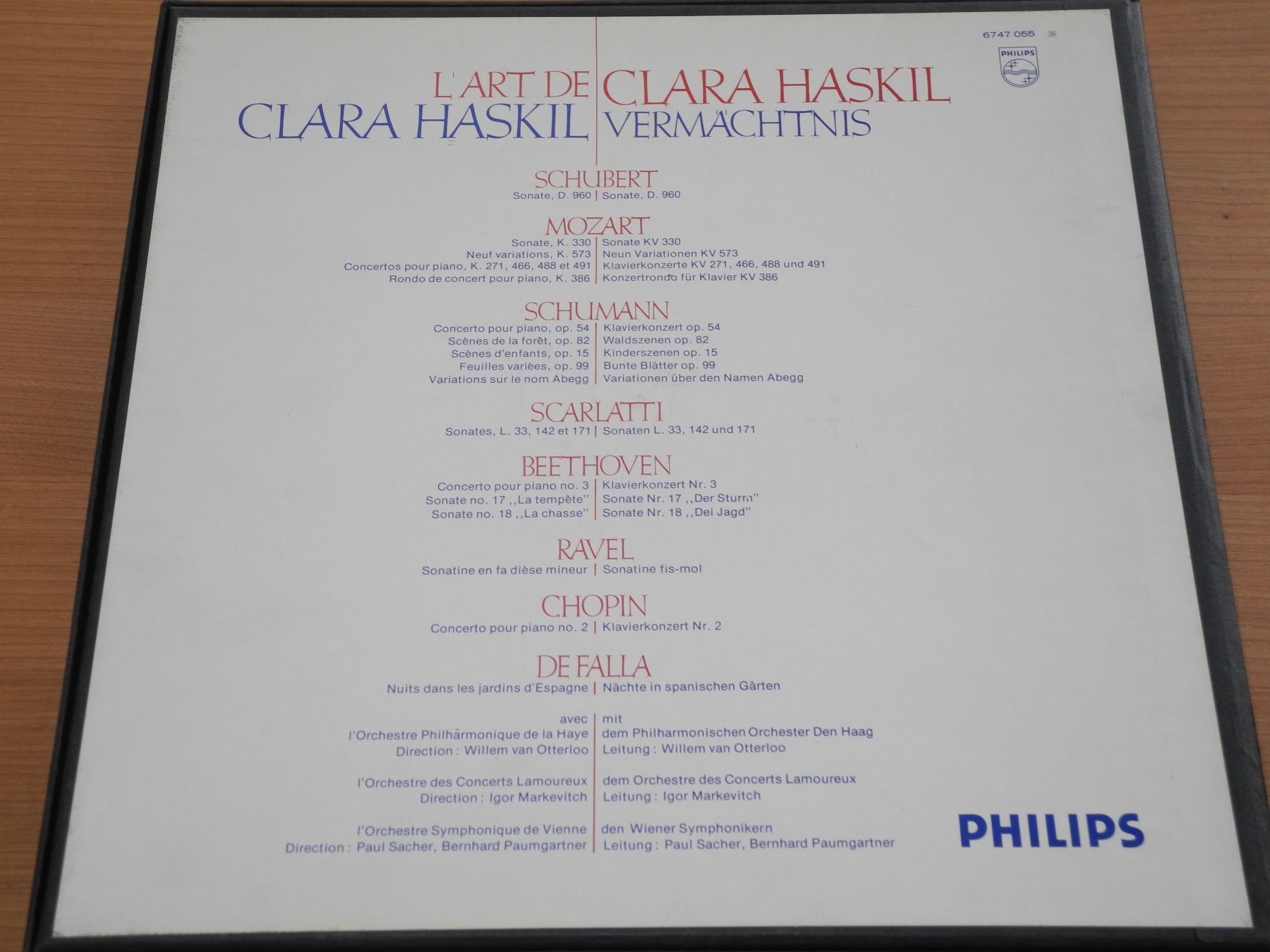Dischi in vinile: CLARA HASKIL: DAS VERMAECHTNIS - PHILIPS 9-LP-BOX – Nuovo (secondo la descrizione) da Fahrwangen venduto da Swirl2 5