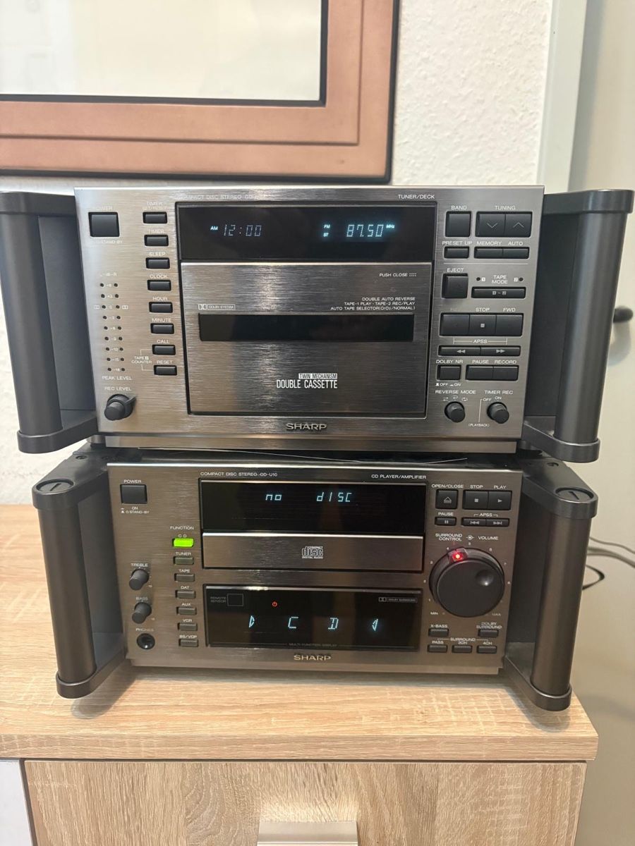 Sharp Sistemi audio & multimediali: Chaîne stéréo Sharp CD-U10H avec télécommande état usagé – Usato da Vésenaz venduto da Angela.C3 6
