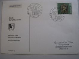 Stadt Schaffhausen 1983 Top Rundstempel  (4)