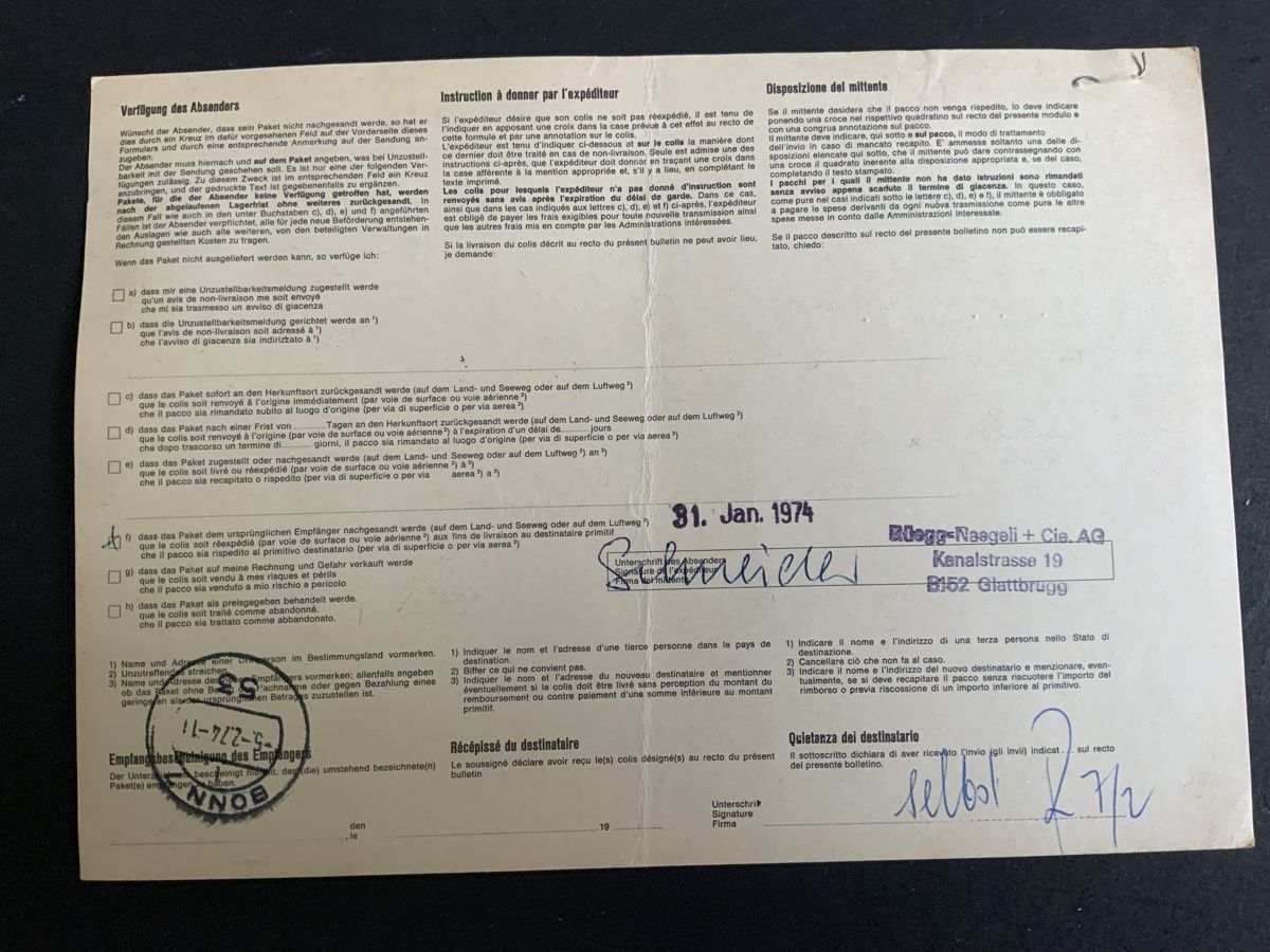 Tutti i francobolli: Glattbrugg Briefmarken – Usato da Binningen venduto da chr_cr5n 1