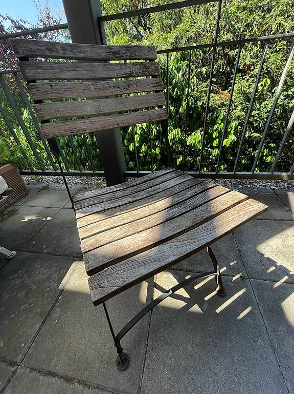 Chaises: 4 klappbare Garten/Balkonstühle  – D'occasion à solothurn par mar_h8mh