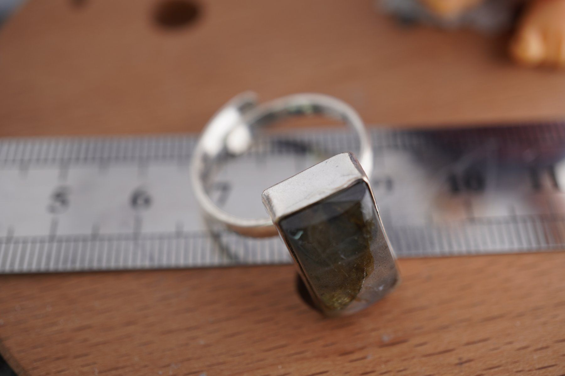 Minerali & Pietre curative: Labradorit       ring Grösse  Variabel     (Räumung!) – Nuovo e nell'imballaggio originale da Eschenbach SG venduto da topstone 4