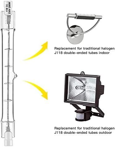 Lampade: 6er Halogen Bulb R7s Dimmable Halogen Lamp halogenstab 118mm – Usato da Thun venduto da Laoye 2