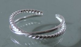 TARA STYLE rhodinierter Silber 925 Fingerring