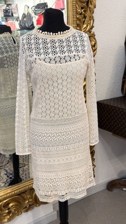 Marc Cain Kleid, Gr. N 2, Creme, Sommer, Neuwertig!