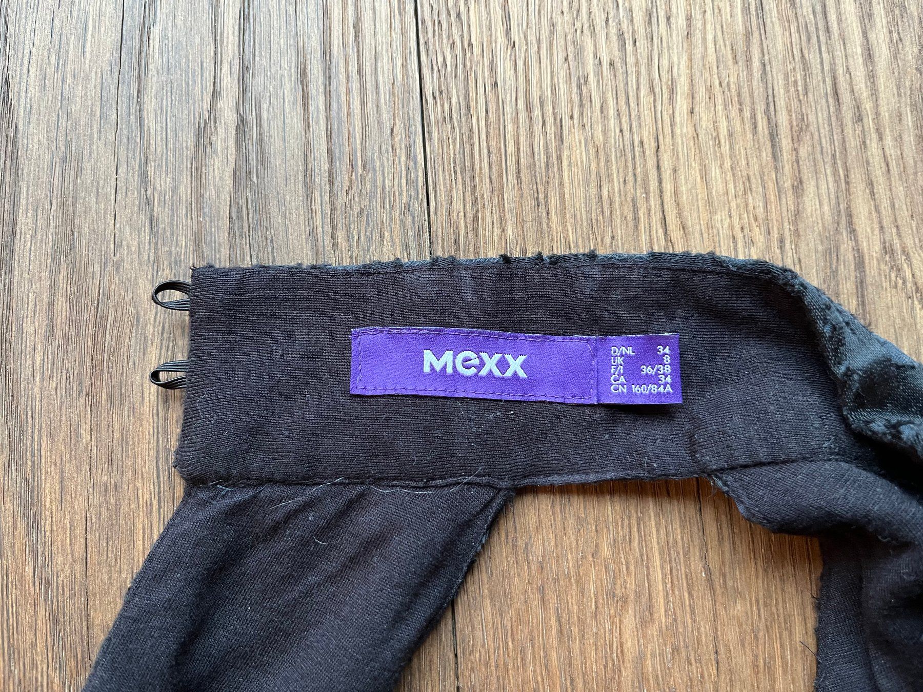 Mexx Blusen: Top Bluse Shirt Mexx S, schwarz – Gebraucht aus Affoltern am Albis von Blackrhythm 4