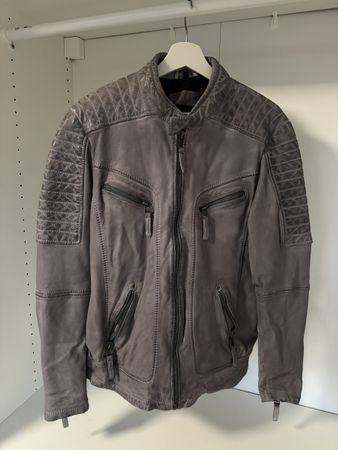 Freaky Nation Lederjacke „Fly Force“ echtes Leder Grösse