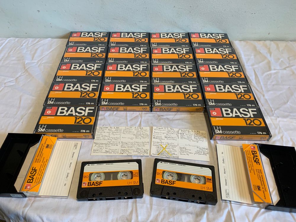 Cassette audio BASF LH C120 (x20) (Gebraucht) in Geneve für CHF 9 - mit