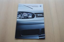 VW Golf GTI 25 Years Limited Edition Prospekt 2002