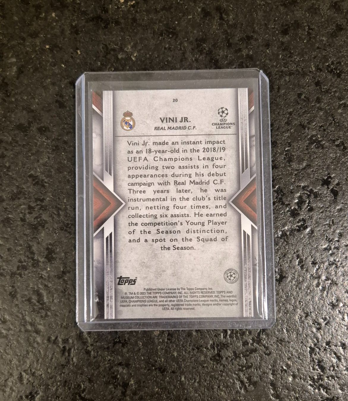 Topps Carte collezionabili: Vini Jr. /99 - Real Madrid - Topps – Nuovo (secondo la descrizione) da Burg AG venduto da Danoe 1
