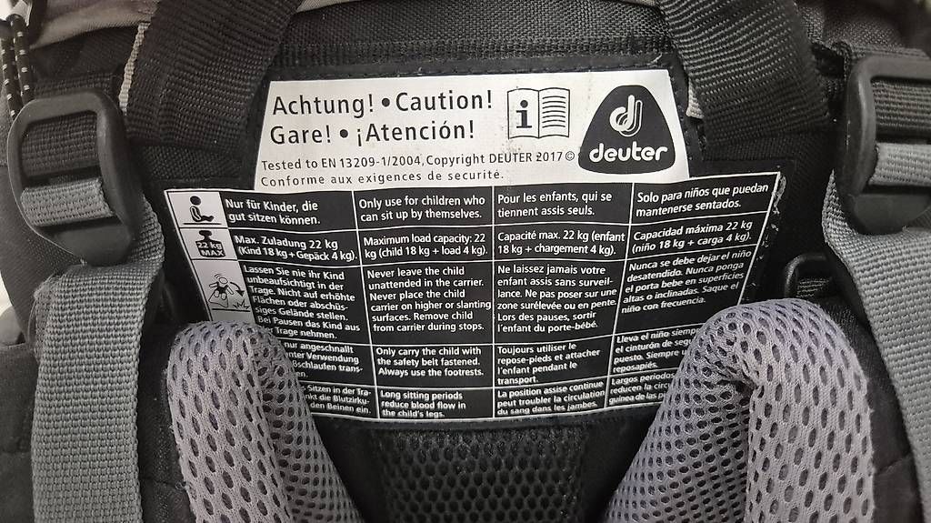 Deuter Porte-bébés ventraux & dorsaux: Deuter Kid Comfort III Kindertrage – D'occasion à Zürich par bobitoesch 3