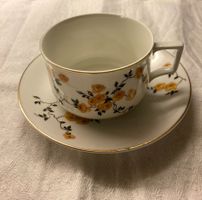 Hertel-Jacob Rehau Kaffeegeschirr Service mit Goldrand