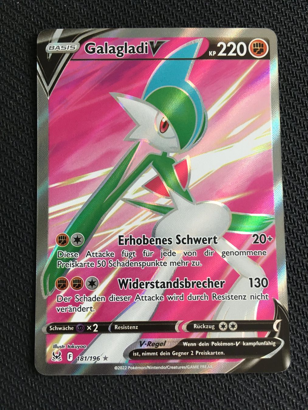Pokémon Carte collezionabili: Galagladi V - LOR 181 - Verlorener Ursprung -DE- – Nuovo (secondo la descrizione) da St.Gallen venduto da Punktchen01