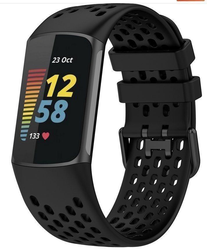 Fitbit Smartwatch: Fitbit Charge 5 Armband Silikon Schwarz – Neu und originalverpackt aus Hinwil von Luke_Key 2