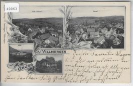 Gruss aus Villmergen - Kirche, Oberdorf, Niederdorf