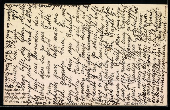 Cartoline postali: AK St. Gallen /Bodensee, Teilansicht – Usato da Berlin venduto da bartko-reher 1