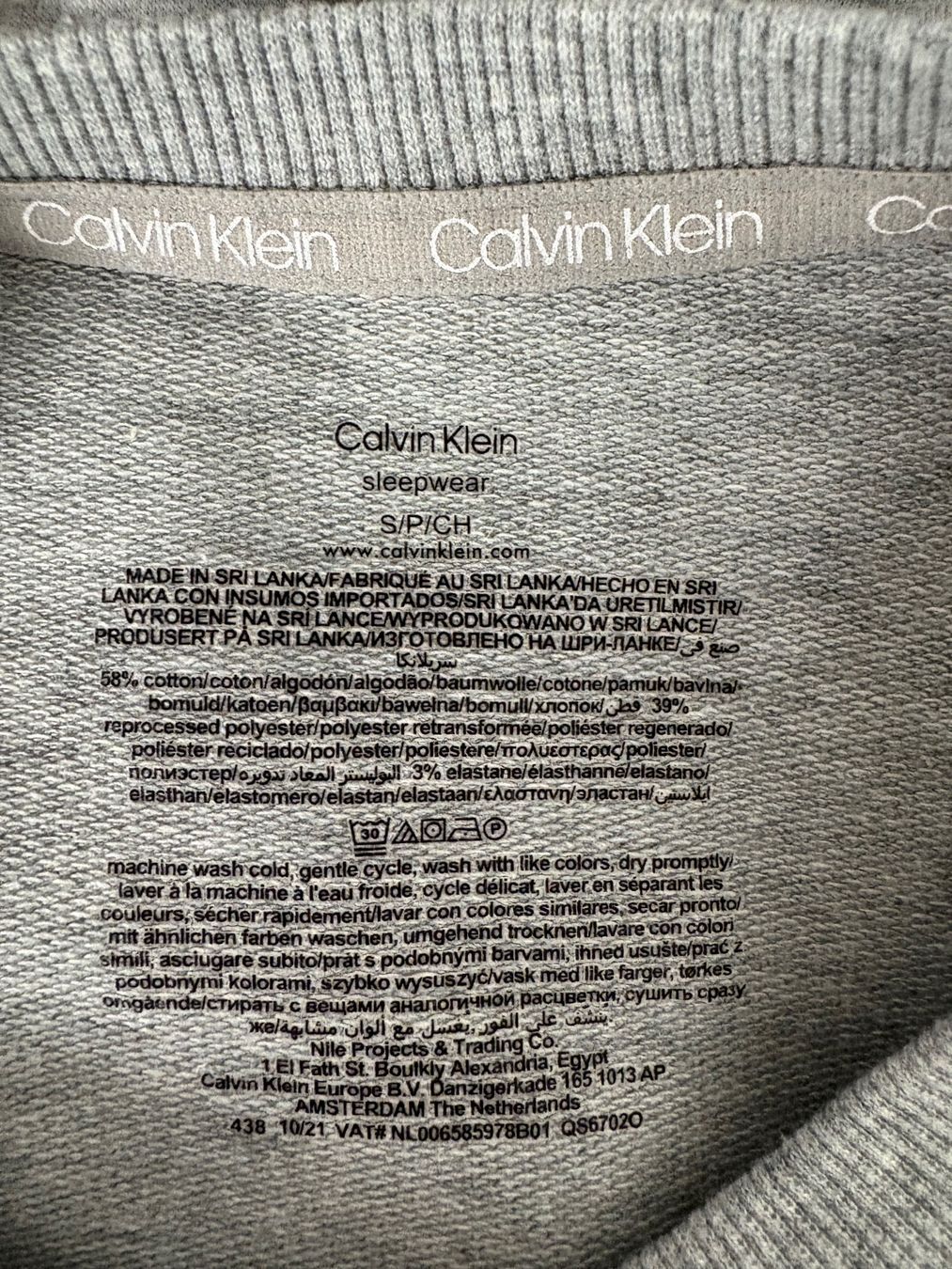 Calvin Klein Maglioni & Felpe: Calvin Klein Pullover Grau Grösse S Sweatshirt Print – Nuovo (secondo la descrizione) da Regensdorf venduto da secondchancefashion 4