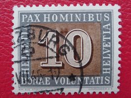 1945: Nr.263.Pf. Abart von LENZBURG (AG) Kat: 250.-