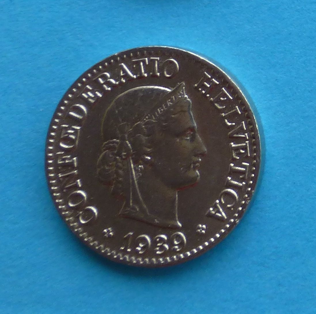 Tutti le monete: 10 Rappen 1939 – Usato da Niederglatt ZH venduto da Viktor1949 1