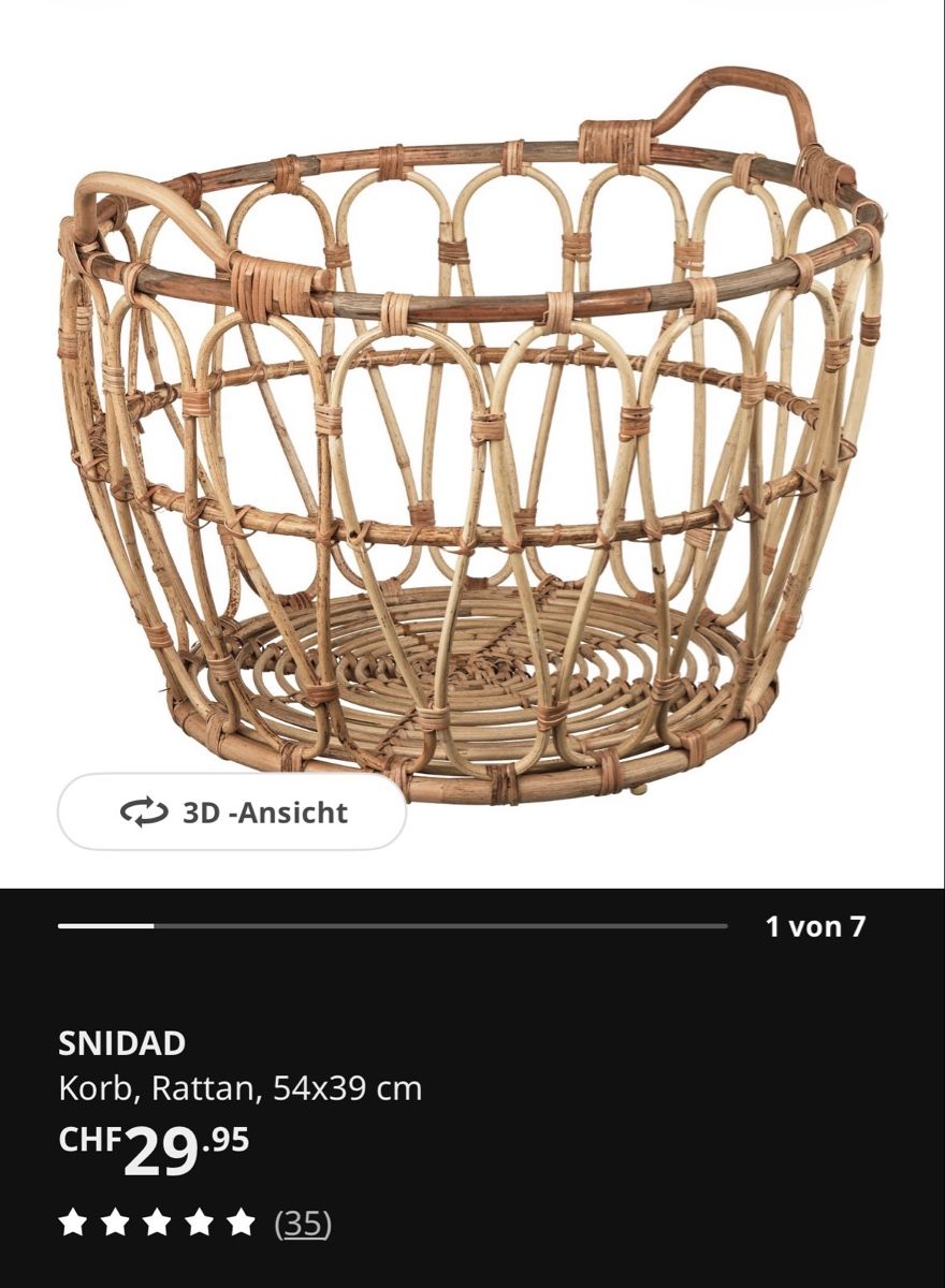 Altro per la casa: Korb SNIDAD IKEA – Usato da Rüti ZH venduto da Mysticphoenix.mel 1