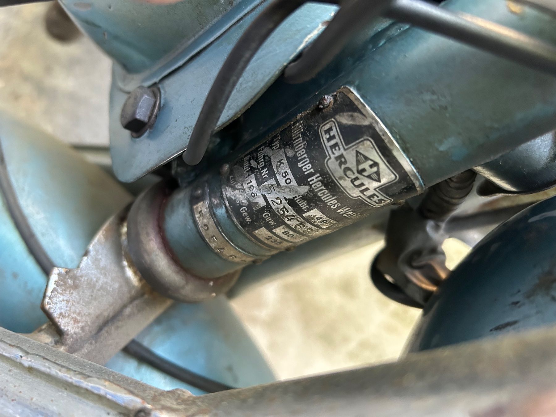 Hercules Strasse: Hercules K50 Prior erste hand-Inverkehrsetzung 1963 – Gebraucht aus Gerlafingen von internacional 7