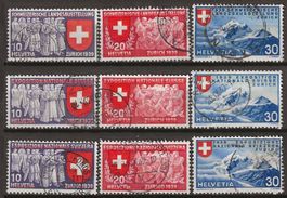 CH219 - Expo 39 219-227 obl.