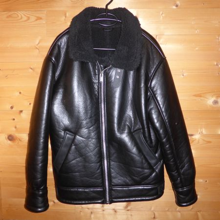 Lederjacke gefüttert ZARA, Gr. L