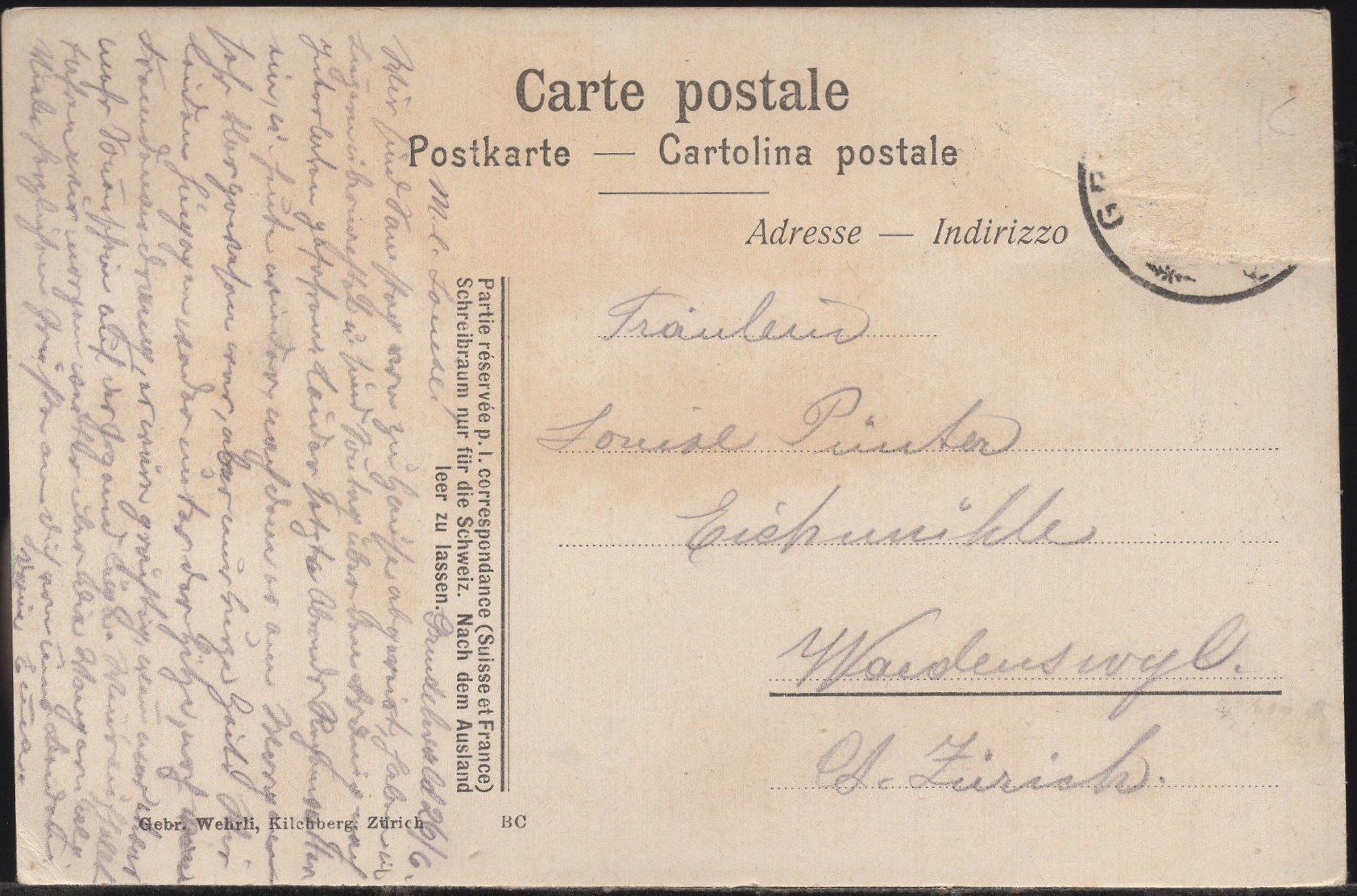 Cartoline postali: Partei  bei  Grindelwald – Usato da Aarau venduto da kufi44 1