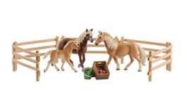 Schleich Haflinger Familie auf der Weide 72131