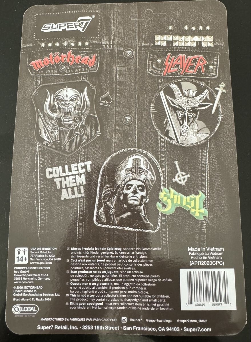 Statuette: Figurine Motörhead Lemmy – Nuovo e nell'imballaggio originale da Châtillon JU venduto da swisshashashin 1