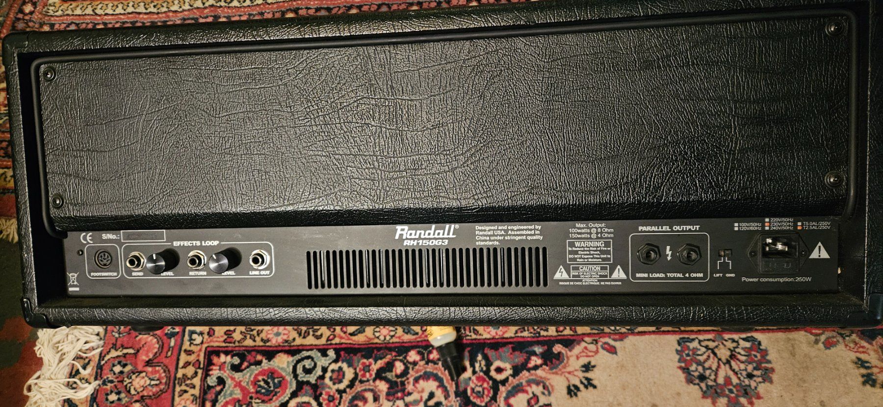 Randall Amplificatori: Randall RH 150 150W Tube – Usato da Weinfelden venduto da kie_q2nd 2