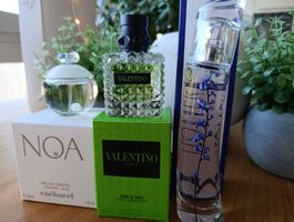 Parfum-Set Kenzo, Valentino, Cacharel 