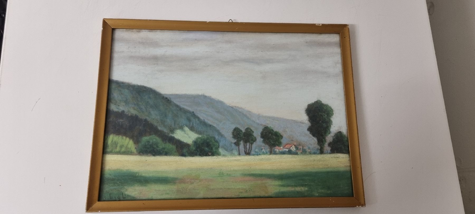 Gemälde: Gemälde Original Basellandschaft, signiert 1931, Unikat – Gebraucht aus Moosseedorf von dfe_s5hz